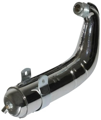 cyclingcolors pot échappement moto scooter mobylette compatible avec mbk motobecane 40 50 41 51 chrome