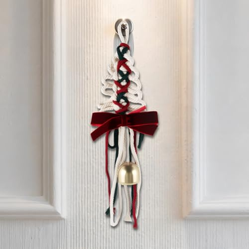 SingingWang Sapin de Noel Cloche, Decoration Porte Noel, Cloche Noel, Habillage Porte Noel, Déco Noel, 9/14 po, pour Maison, Restaurant, Bar, Café, Magasin, Bureau (B1)