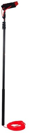 Reinigungsbürste, Extendable Swimming Pool Wall & Tile Brush with Window Cleaning Pole - Outdoor Kit(35cm Brush Head,5M/17FT)