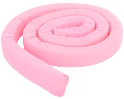 CALLARON Langer Bettlückenfüller aus Weichem Schaumstoff Rosa Keilkissen für Bettriss und Kopfteil rutschfest Geeignet für Hochbetten und Studentenwohnheime