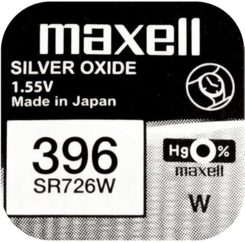 Maxell Silver Oxide 396 / SR726SW Watch Battery