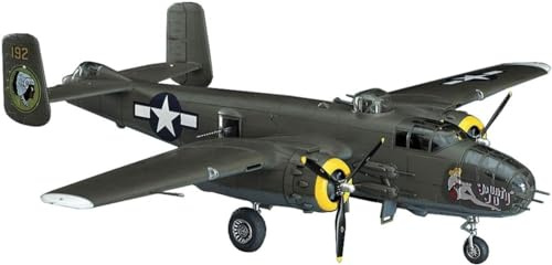 Hasegawa - Kit de modelo de avión B-25J Mitchell U.S.A.A.F. Escala 1:72, Adultos, Aficionados de Modelismo