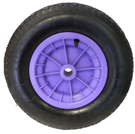 16 (4.80/4.00-8) Pneumatic Wheelbarrow Wheel (LILAC) Launching Trolley