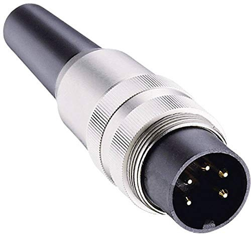 Lumberg SV 71 DIN-Rundsteckverbinder Stecker, gerade Polzahl: 7 Silber 1 St.