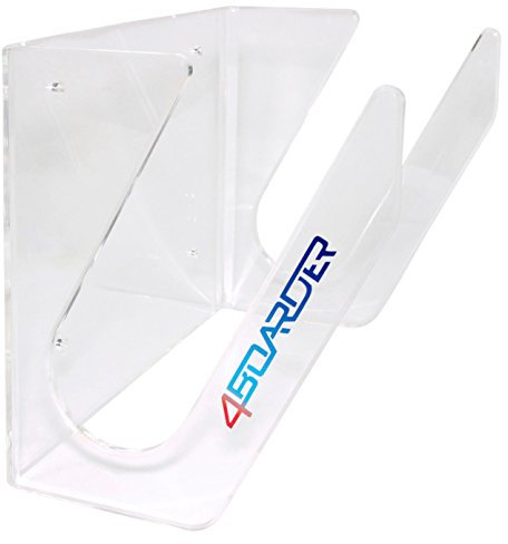 4boarder WAVE Wand-halter Wand-halterung Regal für Wellenreiter Longboard Surfboard Surfbrett SHortboard, transparent