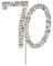 Sparkly Diamante Cake Topper Number 70 Sale Price