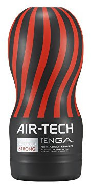Tenga Air-Tech Wiederverwendbare Masturbationshilfe für Männer, Schwarz (Strong), Regular, 100 ml 1 Stück (1er Pack)