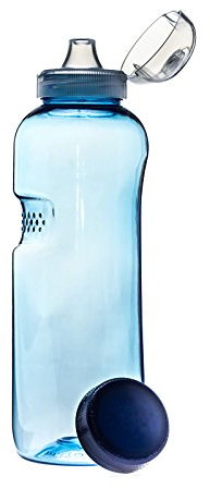 Greiner 0,75 L Trinkflasche Wasserflasche aus Tritan (BPA frei) + Sportdeckel Flasche Sport