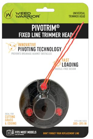 MaxPower 3317233 PivoTrim Universal Replacement Head, 3 x 3 (.080 - .095 IN) fits line sizes, Multicolor