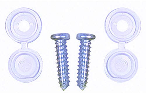 Pearl PWN100 Number Plate Fittings - White