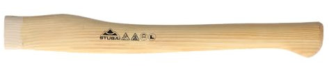STUBAI Ersatzstiel Eschenholz gebeizt | 450 mm | für Handsappel 694201