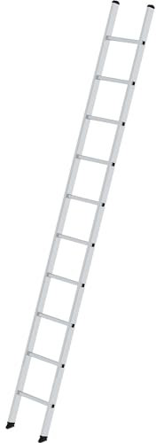 MUNK | Sprossen-Anlegeleiter ohne Traverse | Breite 350 mm | 10 Sprossen
