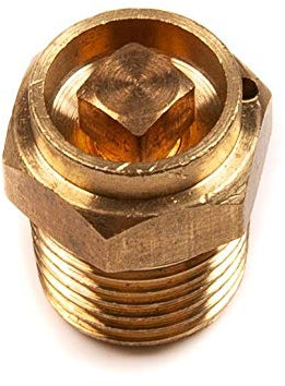 Radiator Air Vent Bleeder Brass 1/4 BSP 11.45mm Diameter Thread