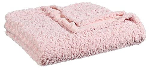Atmosphera - Plaid Bouclette Kunstpelz - rosa 180 × 230 cm - Rosa