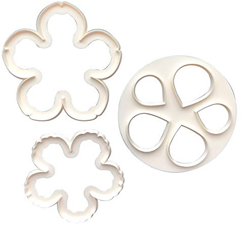 FMM - A Very English Rose Cutter - 3 Set - inspired by David Austin Rose Cutter