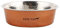 Hound Stainless Steel Pet Hammered Antique Copper Finish Bowl, S, 940 ml