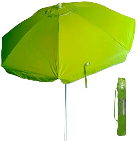 Pincho Ombrellone da spiaggia antivento, 240 cm,grande ombrellone, tetto di ventilazione, protezione UV 50, materiali di qualità,la struttura in alluminio resistente, 8 stecche in fibra di vetro.