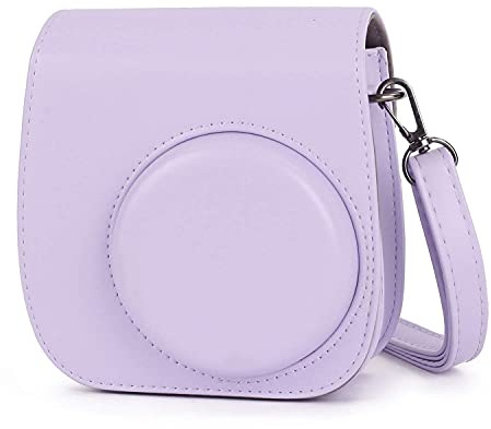 Leebotree Sofortbildkameras Tasche Kompatibel mit Instax Mini 11 Sofortbildkamera aus Weichem Kunstleder mit Schulterriemen und Tasche