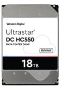 WD Ultrastar DC HC550 WUH721818AL5204 - HDD - 18 TB - intern - 3.5&34 - SAS 12 Gb/s - 7200 U/min - Puffer: 512 MB