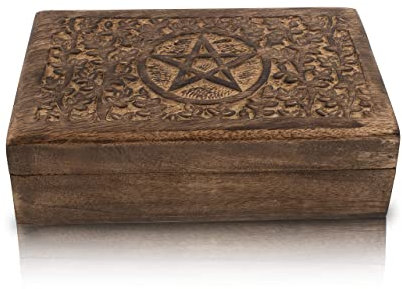 Tolle Geburtstagsgeschenkideen, handgefertigt, dekorativ, Holz-Schmuckschatulle, Schmuck-Organizer, Andenkenbox, Schatztruhe, Schmuckkästchen, Uhrenbox, Aufbewahrungsschloss, 20 x 12 cm