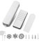 Daoco USB-Netzteile Zugseil Vorhangmotor Intelligentes Home Office Hotel Zugperlenvorhang Motor Multifunktionaler Vorhangmotor mit Fernbedienungsadapter