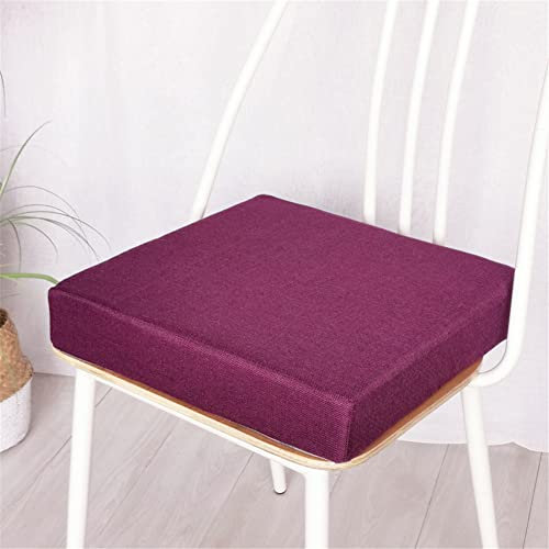FANSU Sitzerhiohung, Sitzkissen Memory Foam Bequeme Bürostuhl Stuhlkissen für Auto/Esstisch Stühle/Rollstuhl/Gartenstühle/Sofa Rücken Sitzkissen (40x40x3cm,Farbe T)