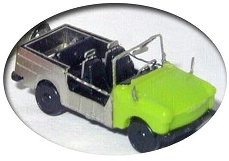 modellbahn-exklusiv Umbausatz Trabant 601 Kübel, Spur N, 1:160