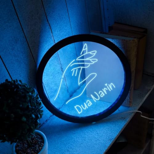 Nägel Neonschild, Nagelsalon LED Schild, USB Neonlicht, Maniküre Shop Schild, Holzrahmen, Graviertes Acrylschild, Neonschild Nach Maß, Wanddekoration Für Schönheitszimmer