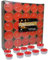 Artisoul® 50 Pièces Bougies Rouge 4,5 Heures de Combustion Mini Bougie Chauffe Plat Sans Odeur et Sans Fumée Sans Pollution Petite Bougie pour Spa Relaxant Mariage Party Table de Réception Décoration