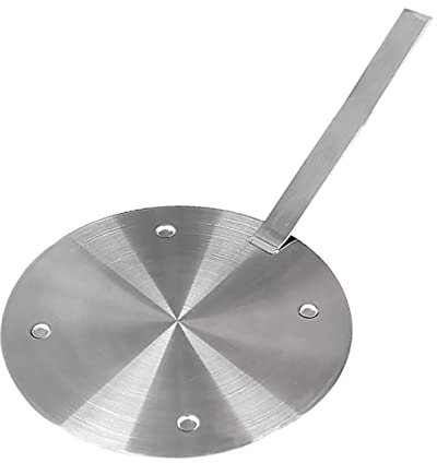 Zerodeko 1pc Induction Cooker Heat Conduction Plate Cooking Induction Adapter Gas Induction Heat Adapter Heat Diffuser for Tagine Stove BBQ Heating Stainless Steel Diffusion Plate