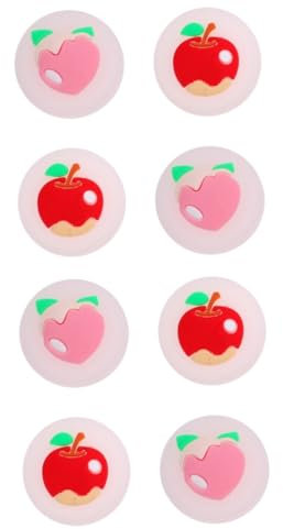 Hemobllo 8 Pcs Joystick Cover Controller Joystick Protective Caps Joystick Thumb Grip Joystick Rocker Cover Joystick Caps for Game Machine Thumb Stick Cap Joystick Grip Button Cap Fruit