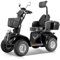 DJD2D-1000-Elektromobil-Mobilitätsroller mit 4 Rädern-Seniorenmobil-max. Belastung 225 kg-Elektromagnetische Bremse-drehbarer Sitz 360° -Kostenlose Geschwindigkeitsanpassung (Glänzend schwarz-15)