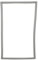 Masterpart Fridge Door Seal To Fit Montpellier MIFF501, MIFF5051F Refrigerators