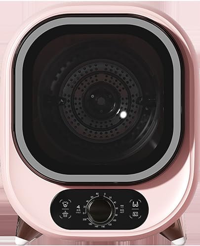 Portable Condenser Tumble Dryer - Small Vented Dryer for Counter Top/Wall Mount, Compact Mini Spin Dryer