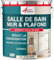 Peinture salle de bain, mur et plafond, condensation - 2.5 L Blanc Crème - ARCANE INDUSTRIES