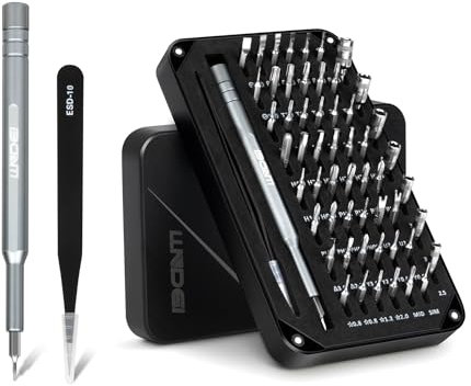 LLNDEI Mini Screwdriver Set, Precision Screwdrivers with 56 Pcs Bits & Components, Torx Screwdriver Set for Smartphone, Laptop, PC, Camera, PS4/5, Switch and Glasses
