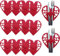 Bestecktasche für Valentinstag, hohles Herz, Bestecktasche, Valentinstag, Rot, Bestecktasche für Geburtstag, Muttertag, Urlaub, Party, Tischdekoration, 12 Stück