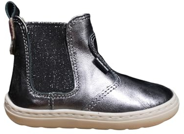 Balducci cita6669A. STIVALETTO PRIMO PASSO BAREFOOT,PLANTARE FISIOLOGICO, NUMERAZIONE DAL 19 AL 26 (grigio, Sistema Taglie Calzature EU, Bimbo (0-5 anni), Numero, Media, 24)