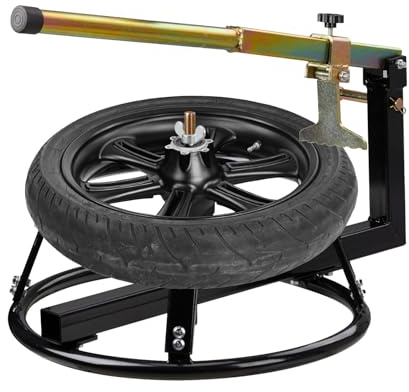 TUFFIOM Soporte de cambio de neumáticos para neumáticos de 16 a 21 pulgadas, soporte para cambiador de neumáticos de motocicleta y moto de cross