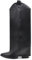 IF FASHION Stivali Alti A Punta Gambale A Ghetta Cownboy Texani Con Tacco Alto Da Donna WS162 Nero N.39