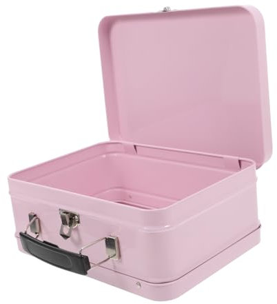 ULTECHNOVO Mini Koffer Aufbewahrungsbox mit Deckel und Griff Dekorative für Hochzeiten Partys und Kleine Erinnerungsstücke