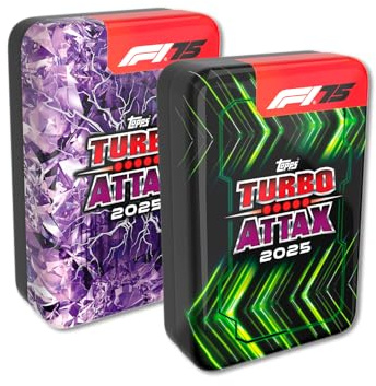 Topps Turbo Attax Formula 1 2025 - Mega-Dosen-Bundle – Exklusiv online! Enthält die Mega-Dosen Lightning Lids und Shakedown im Bundle.
