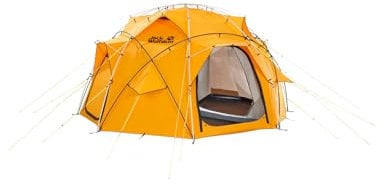 Jack Wolfskin Unisex – Erwachsene Base Camp Dome Kuppelzelte, Burly Yellow, Einheitsgröße