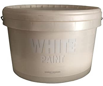 Graesan Peinture effet sable blanc peinture blanche 2,5 litres