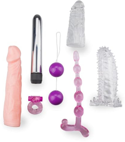 Partnertoy-Set mit 7 Sextoys - LOVE AND VIBES