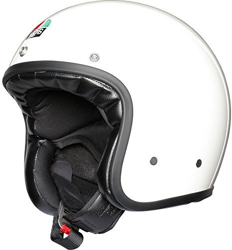 AGV Herren X70 E2205 Solid Motorrad Helm, Weiß, M