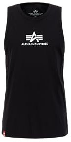 Alpha Industries Herren Basic top T-Shirt, Black, M