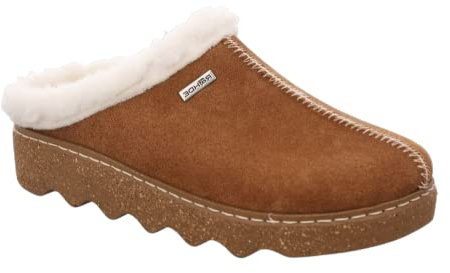 Rohde Damen, Frauen, Hausschuhe,warm gefüttert,verbandschuhe,therapieschuhe,Klett-Hausschuhe,Cuoio,40 EU / 6.5 UK