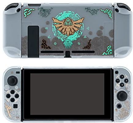 ENFILY Weiche Stoßfeste Arceus Hülle Kompatibel mit Nintendo Switch, Dockable Case Cover, Langlebige Kratzfeste Schale für Joycon, Silikon Schutzhülle Set