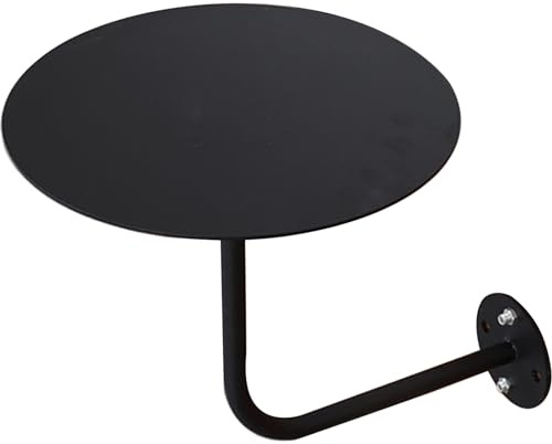 Lonmrrton Eisen-Bartisch zur Wandmontage, Runder Cocktailtisch Kaffee-Esstische für Zuhause Küche Terrasse Café Bistro, platzsparender Kleiner runder Tisch (Size : 50x50x45cm)